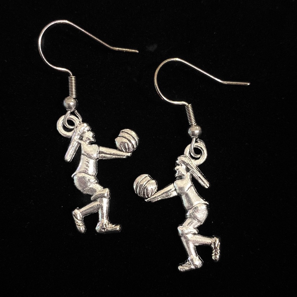Volleyball Player Earrings